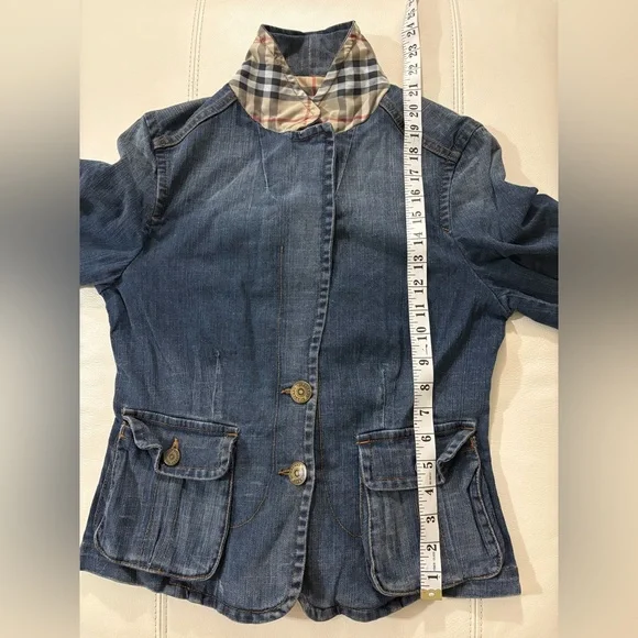 ❇️ Host Pick! ✅Burberry Denim Women's Jacket - Picture 12 of 12